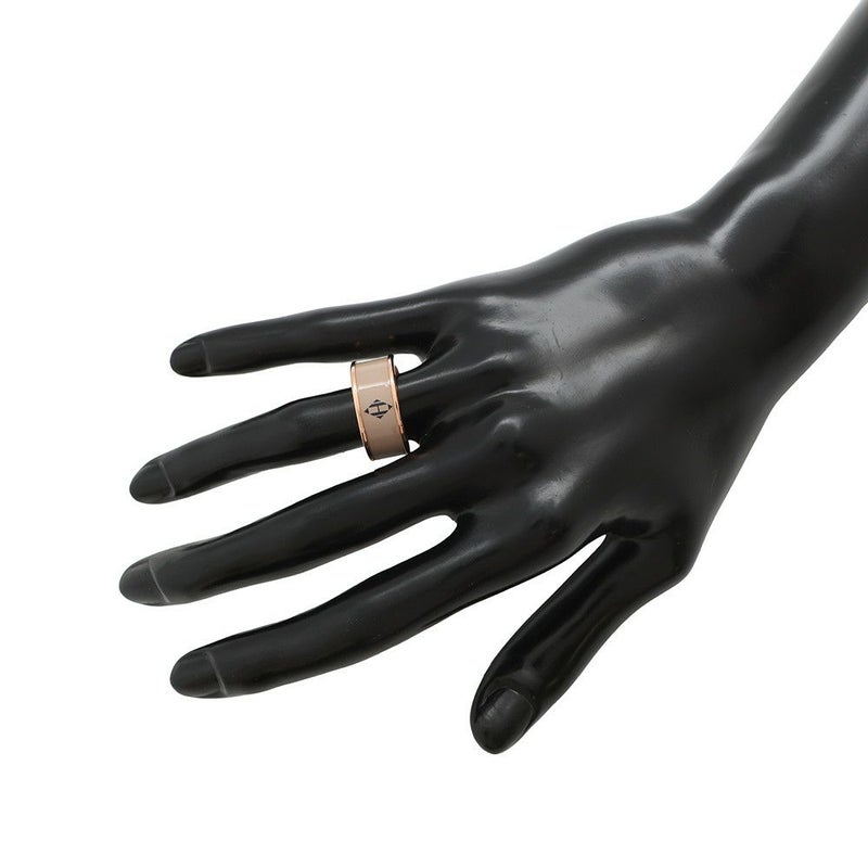 エルメス リング ユニ MM Hディアマン マロングラッセ/ピンクゴールド金具 サイズT55 HERMES 指輪