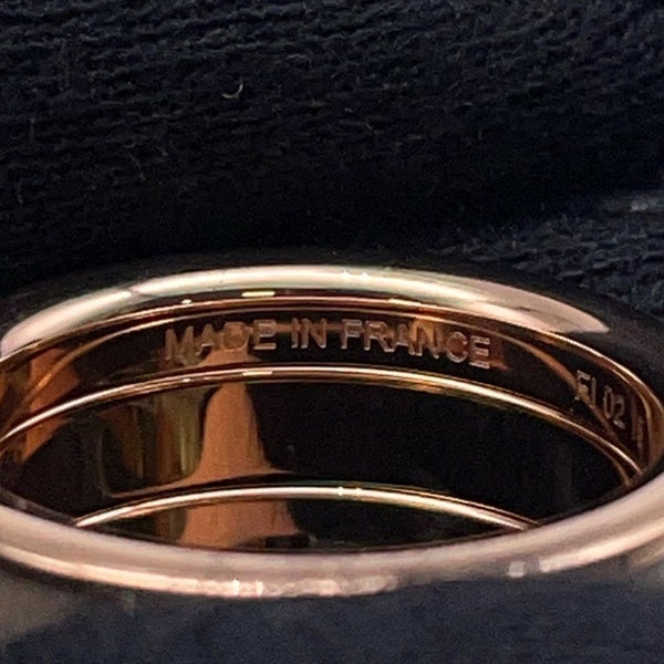 エルメス リング ユニ MM Hディアマン マロングラッセ/ピンクゴールド金具 サイズT55 HERMES 指輪