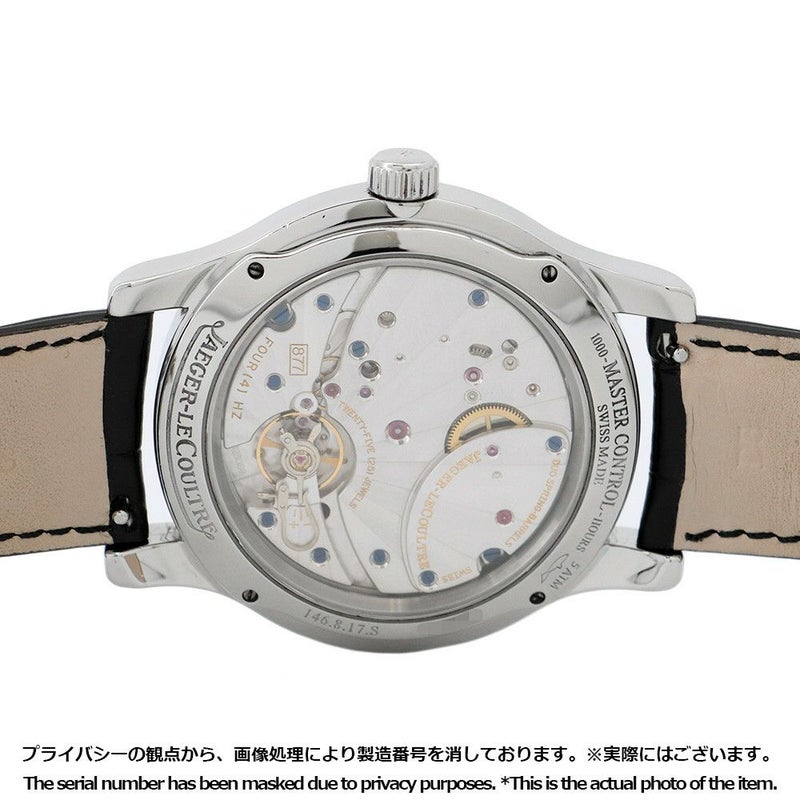 ジャガールクルト マスター エイトデイズ Q1608420 JAEGER-LECOULTRE 腕時計 シルバー文字盤