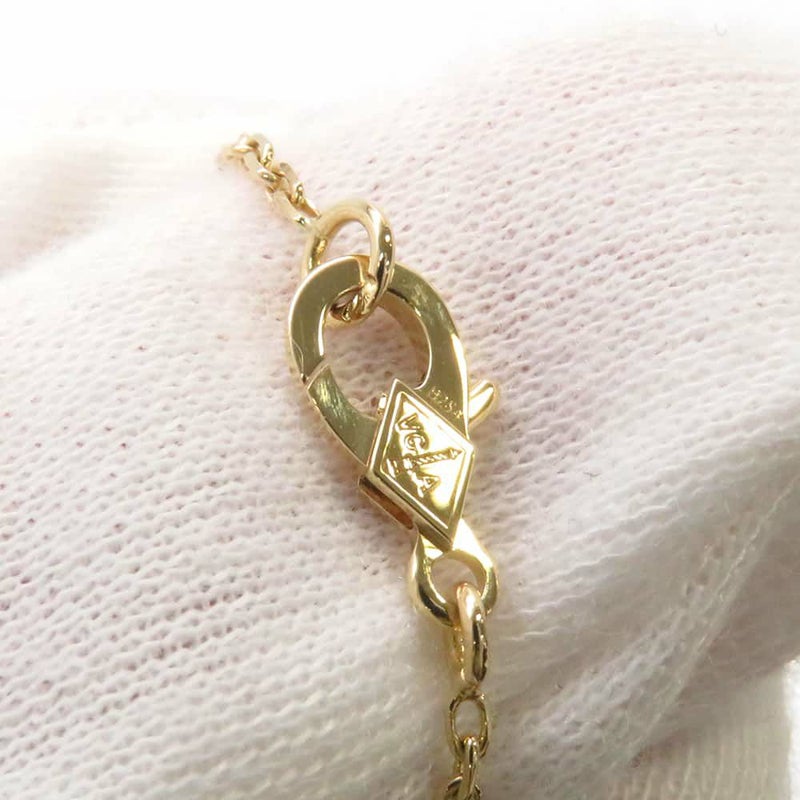 ヴァンクリーフ&アーペル ネックレス ヴィンテージ アルハンブラ ペンダント ギヨシェ K18YGイエローゴールド VCARP4KL00