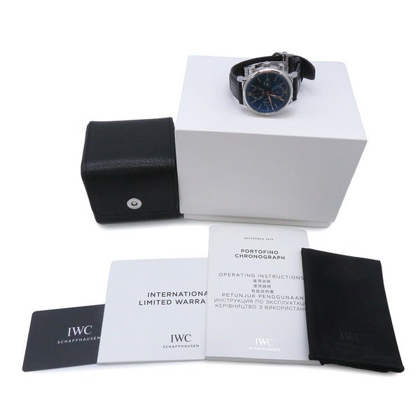 IWC ポートフィノ クロノグラフ IW391036 ウォッチ 腕時計 ブルー文字盤