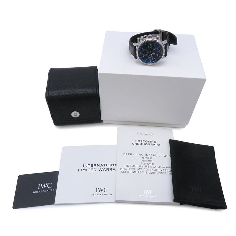 IWC ポートフィノ クロノグラフ IW391036 ウォッチ 腕時計 ブルー文字盤