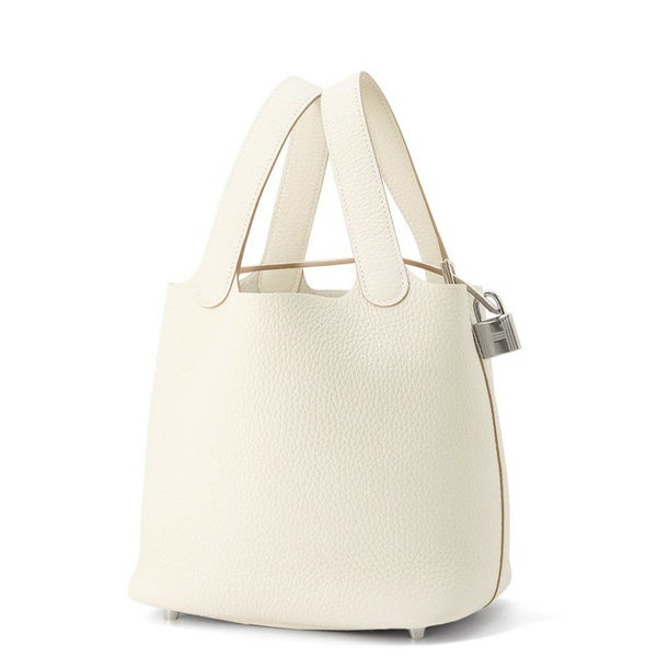 エルメス ハンドバッグ ピコタンロックPM クレ/シルバー金具 トリヨンクレマンス K刻印