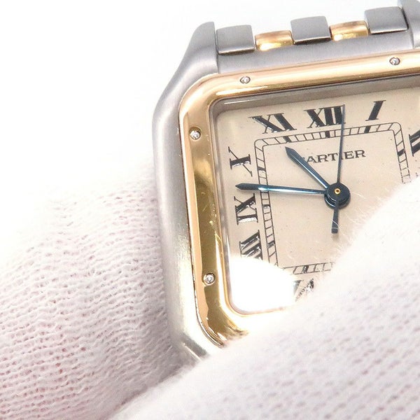カルティエ パンテールMM パンテール ドゥ カルティエ W25028B6 Cartier 腕時計 レディース アイボリー文字盤