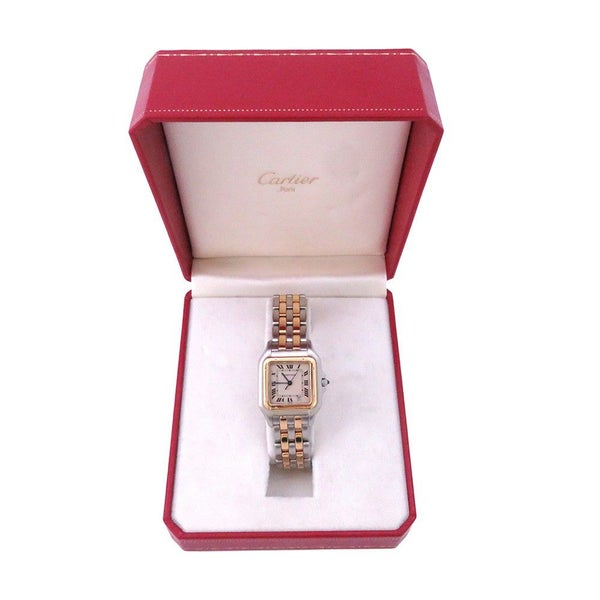カルティエ パンテールMM パンテール ドゥ カルティエ W25028B6 Cartier 腕時計 レディース アイボリー文字盤