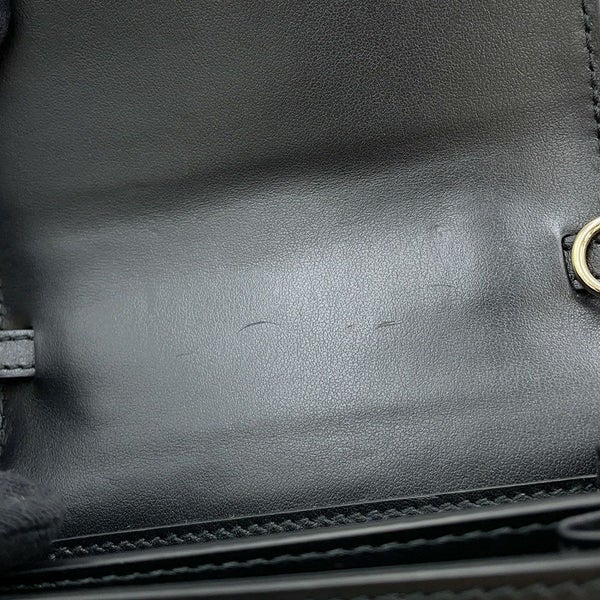 グッチ ショルダーバッグ ミニ GGマトラッセ レザー 723777 GUCCI ポシェット 黒 アウトレット品