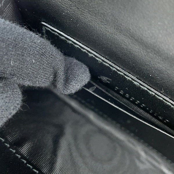 グッチ ショルダーバッグ ミニ GGマトラッセ レザー 723777 GUCCI ポシェット 黒 アウトレット品