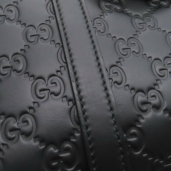 グッチ ショルダーバッグ ブリーフケース GG グッチシマレザー 435322 メンズ  ビジネス 2way 黒