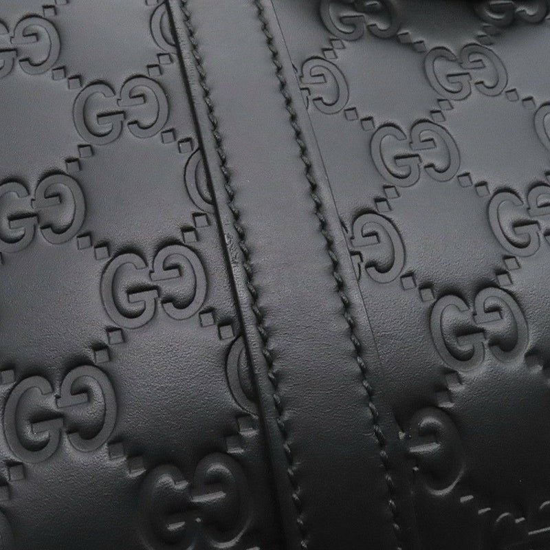 グッチ ショルダーバッグ ブリーフケース GG グッチシマレザー 435322 メンズ  ビジネス 2way 黒