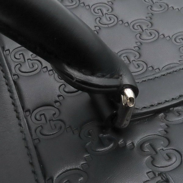 グッチ ショルダーバッグ ブリーフケース GG グッチシマレザー 435322 メンズ  ビジネス 2way 黒