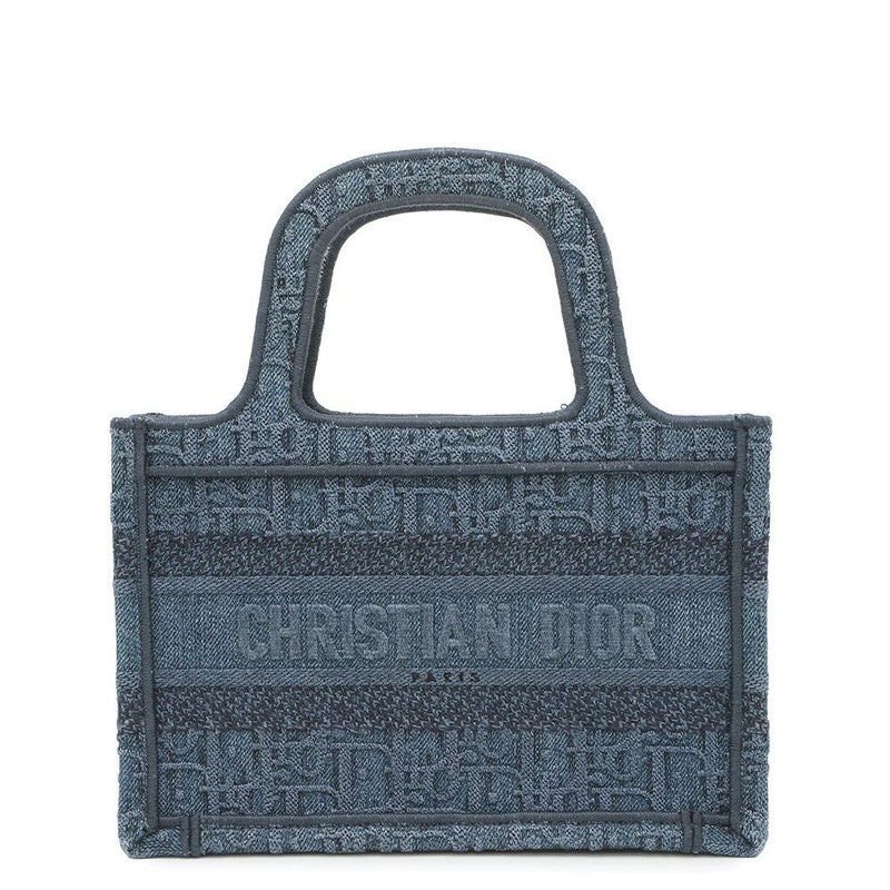 クリスチャン・ディオール ハンドバッグ オブリーク デニム ミニ ブックトート Christian Dior トロッター セール品