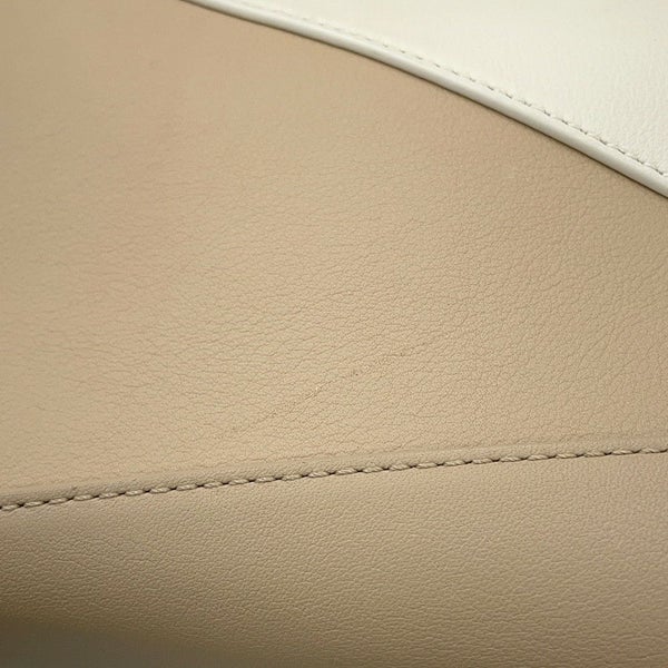 ロエベ ハンドバッグ パズルバッグ スモール カーフレザー A510P60X38 LOEWE 2way 白