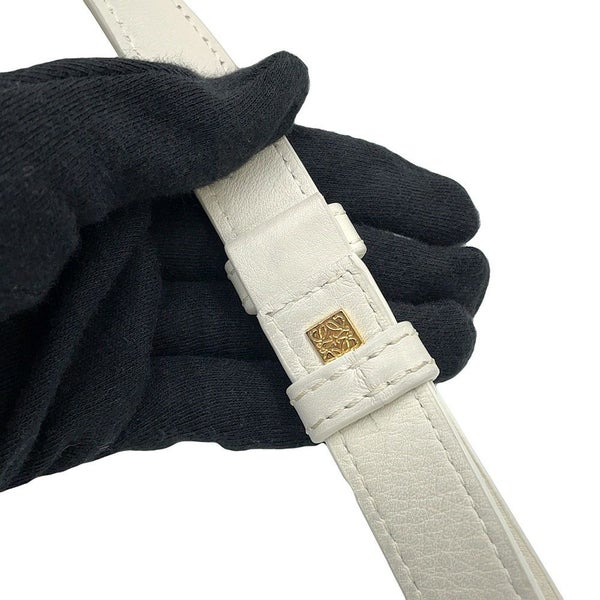 ロエベ ハンドバッグ パズルバッグ スモール カーフレザー A510P60X38 LOEWE 2way 白