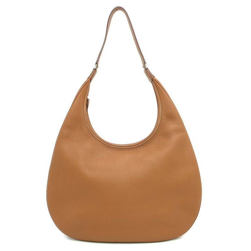 エルメス ショルダーバッグ ガオ ゴールド/シルバー金具 トリヨンクレマンス □L刻印 HERMES バッグ