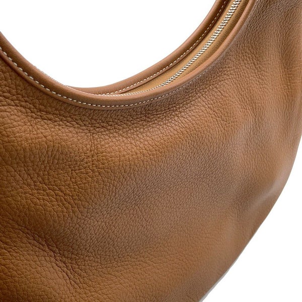 エルメス ショルダーバッグ ガオ ゴールド/シルバー金具 トリヨンクレマンス □L刻印 HERMES バッグ