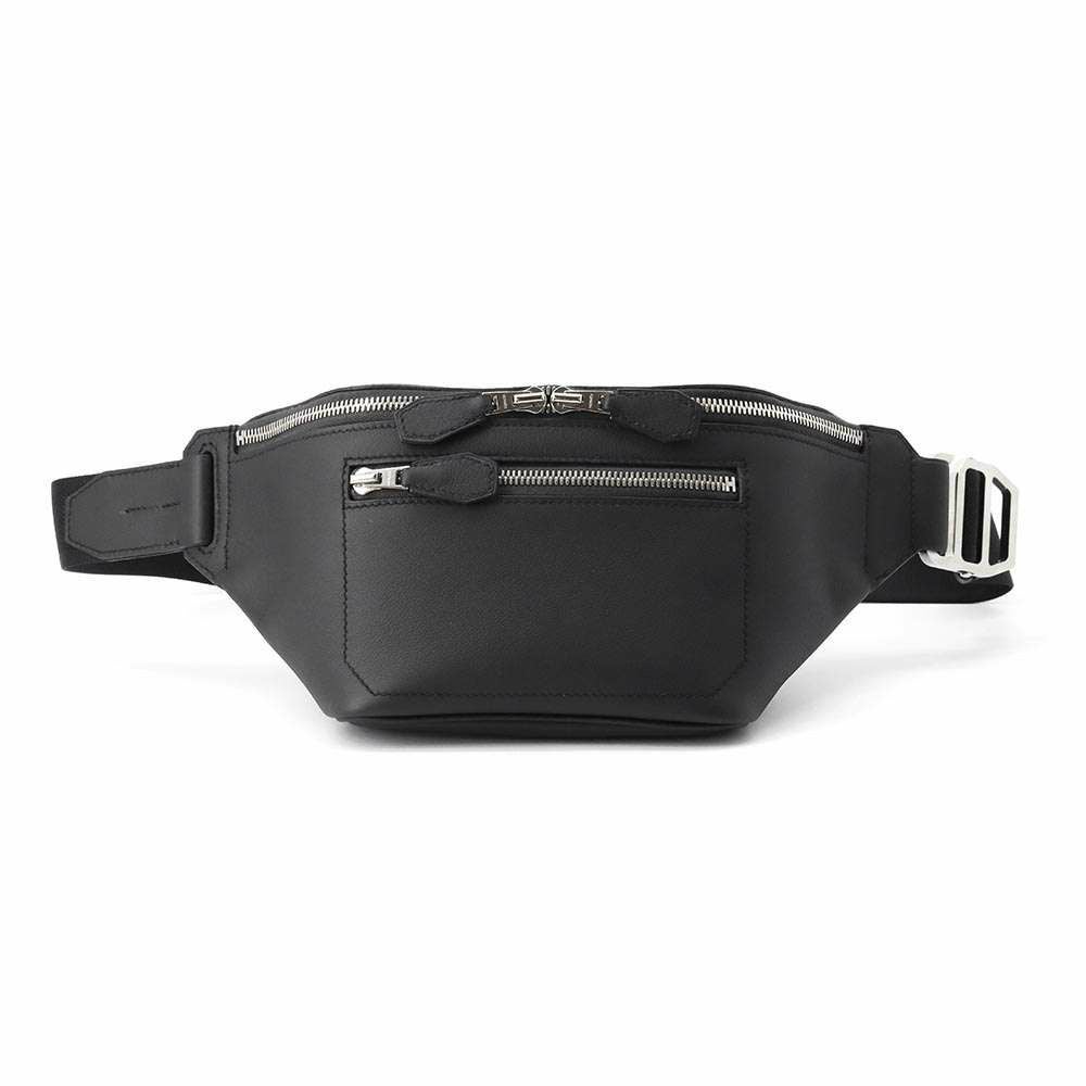 エルメス　シティスライドクロスPM ブラックシルバー金具　美品 エルメス ボディバッグ シティスライドクロスPM ブラック/シルバー金具