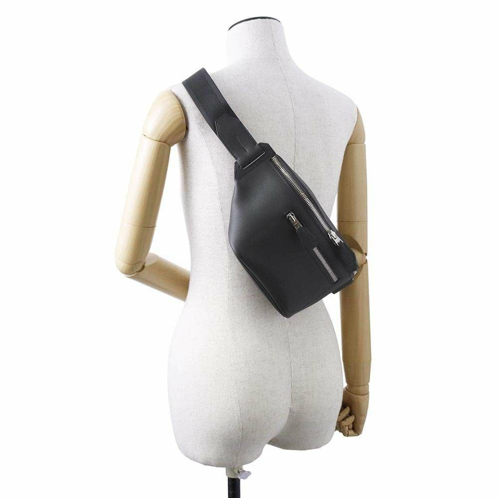 エルメス ボディバッグ シティスライドクロスPM ブラック/シルバー金具