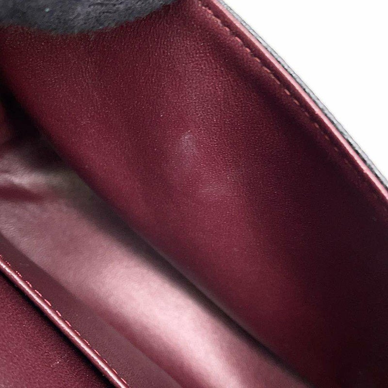 シャネル チェーンショルダーバッグ マトラッセ25 ココマーク キャビアスキン ダブルチェーン A01112 CHANEL 黒