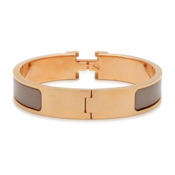 エルメス ブレスレット クリック H クリッククラックPM マロングラッセ/ピンクゴールド金具 HERMES