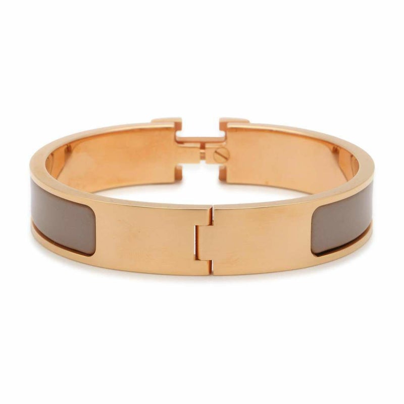 エルメス ブレスレット クリック H クリッククラックPM マロングラッセ/ピンクゴールド金具 HERMES