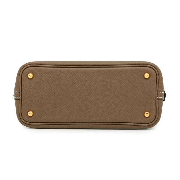 エルメス ボリード1923 ミニ エトゥープ/ゴールド金具 エバーカラー B刻印 2wayショルダー