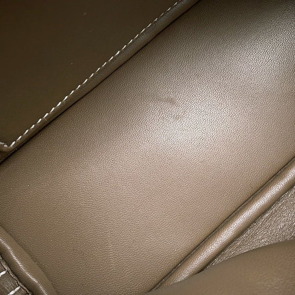 エルメス ボリード1923 ミニ エトゥープ/ゴールド金具 エバーカラー B刻印 2wayショルダー