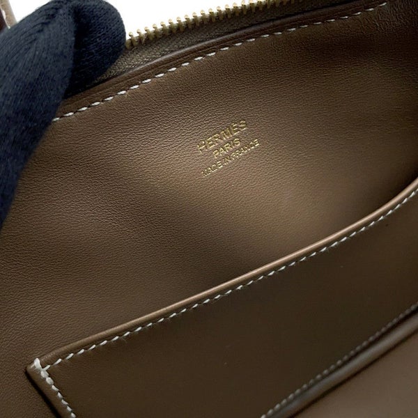 エルメス ボリード1923 ミニ エトゥープ/ゴールド金具 エバーカラー B刻印 2wayショルダー