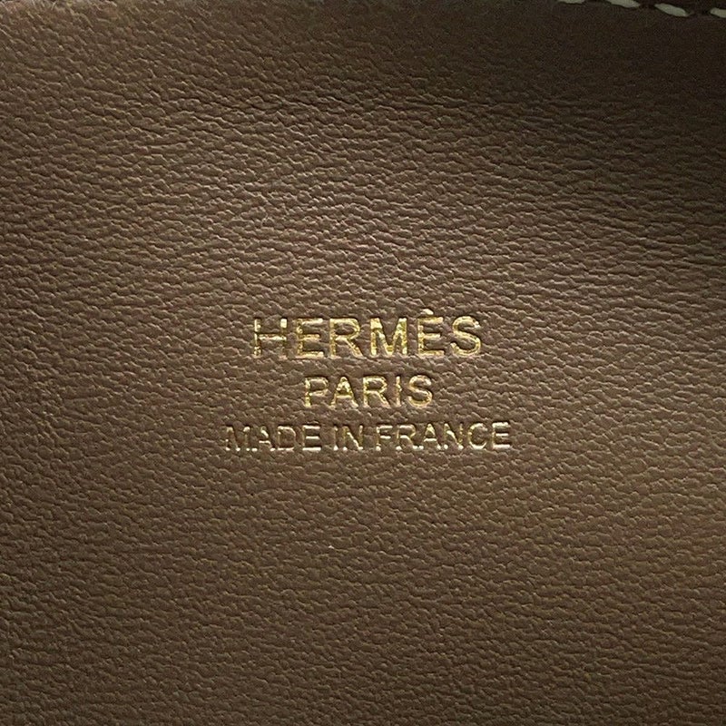 エルメス ボリード1923 ミニ エトゥープ/ゴールド金具 エバーカラー B刻印 2wayショルダー