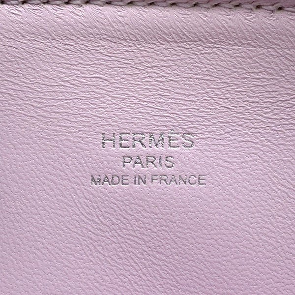 エルメス ボリード1923 ミニ ヴェルソ ゴールド/モーヴペール/シルバー金具 エバーカラー U刻印 2wayショルダー