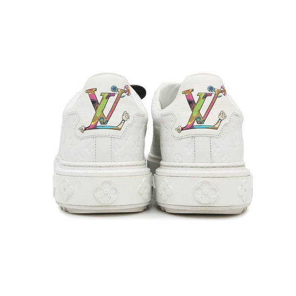 ルイヴィトン スニーカー LV × TM タイムアウト レディースサイズ37 1AGZGR LOUIS VUITTON 靴 白 村上隆 パンダ