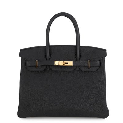 Hermès Birkin 30 Black Togo Gold