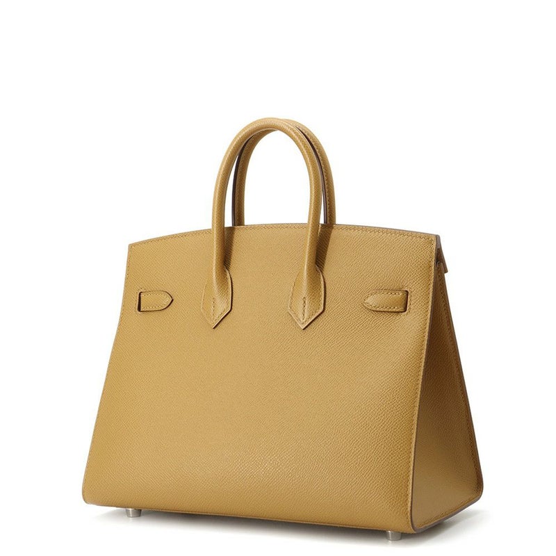 エルメス バーキン25 セサミ/シルバー金具 エプソン B刻印 HERMES Birkin ハンドバッグ