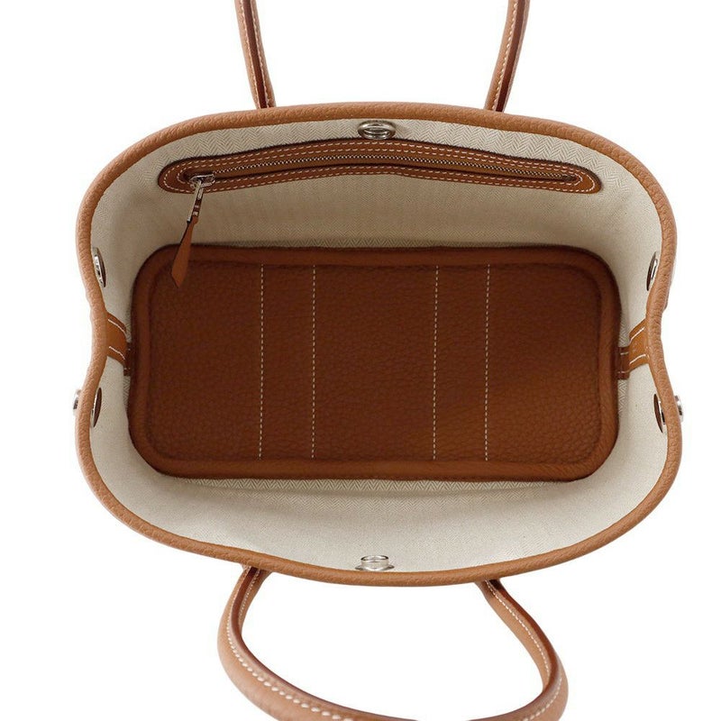 エルメス トートバッグ ネオ・ガーデン 23 ガーデンパーティ ゴールド/シルバー金具 ネゴンダ ｋ刻印