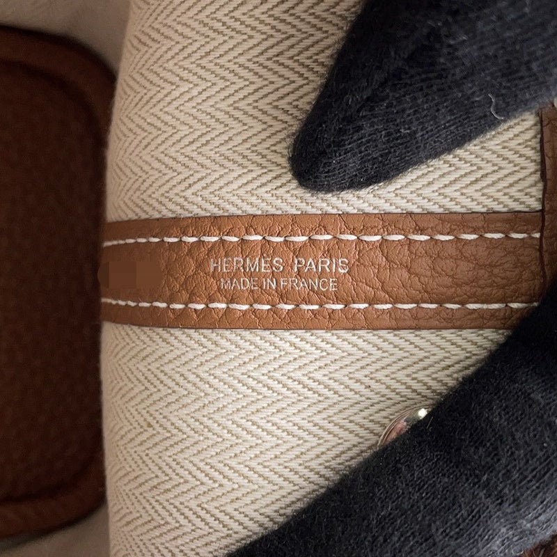 エルメス トートバッグ ネオ・ガーデン 23 ガーデンパーティ ゴールド/シルバー金具 ネゴンダ ｋ刻印