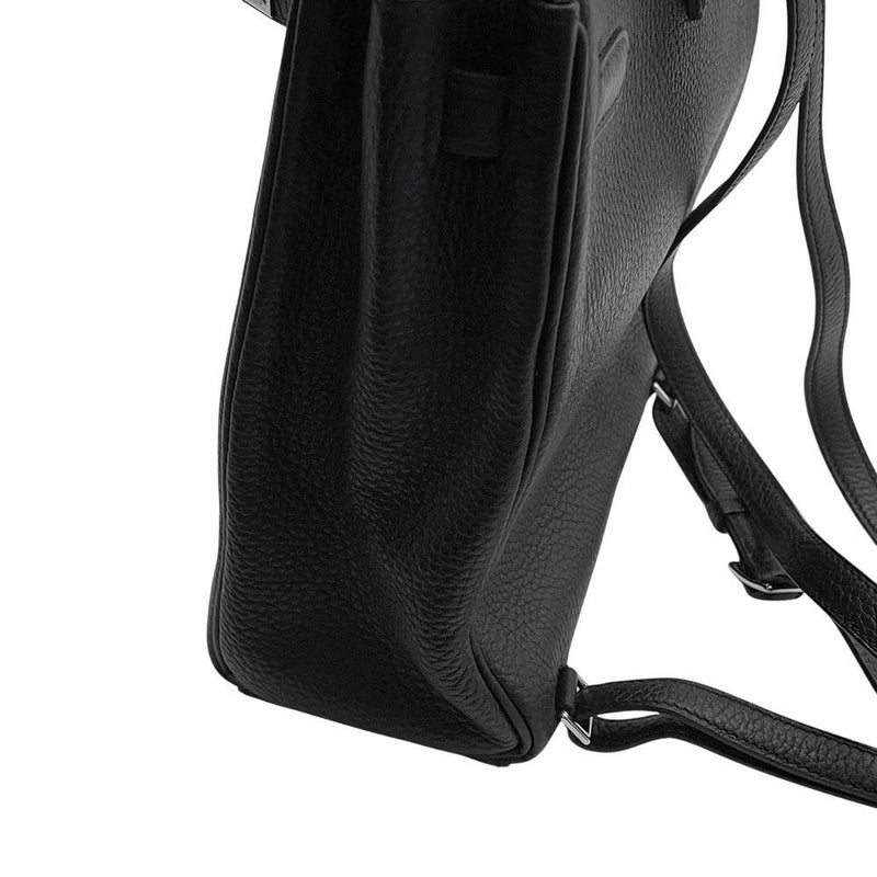 エルメス リュック ケリーアドPM ブラック/シルバー金具 トゴ Y刻印 HERMES バッグ 黒