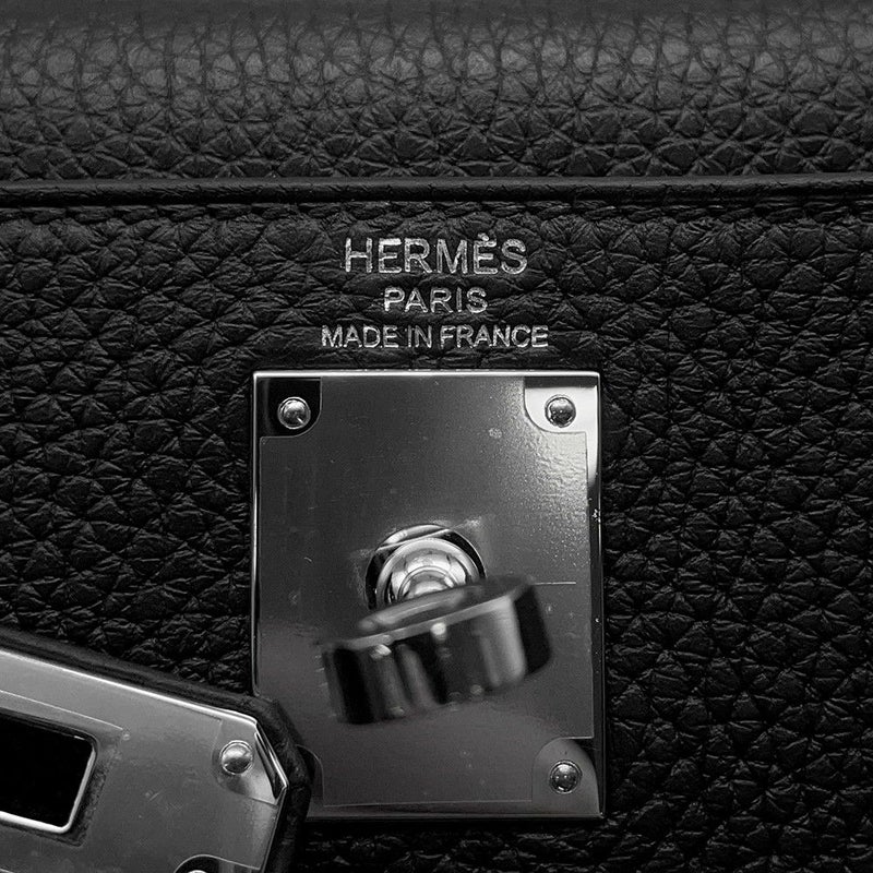 エルメス リュック ケリーアドPM ブラック/シルバー金具 トゴ Y刻印 HERMES バッグ 黒