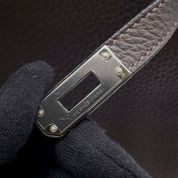 エルメス ハンドバッグ ケリー25 内縫い ショコラ/シルバー金具 トゴ Z刻印 2wayショルダー