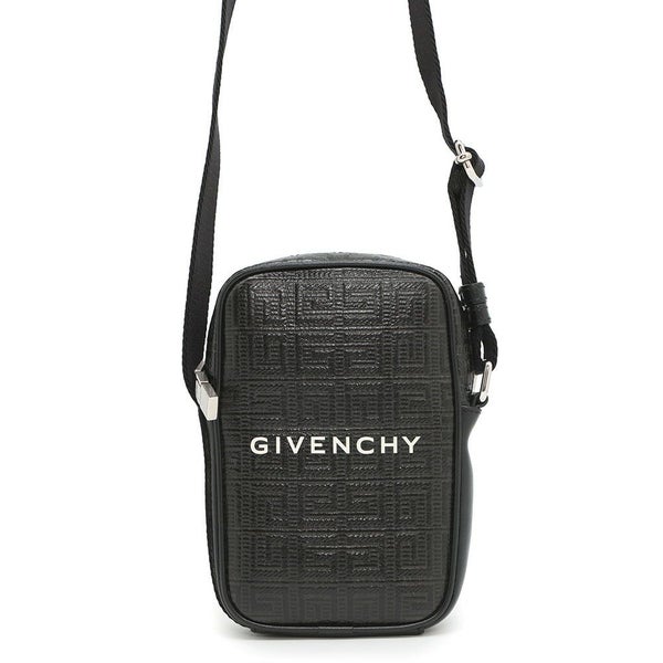ジバンシー ショルダーバッグ 4G ポシェット PVC レザー BKU03GK1LF001 GIVENCHY 黒