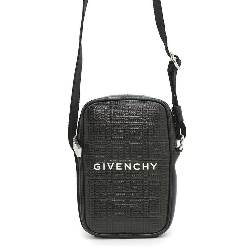 ジバンシー ショルダーバッグ 4G ポシェット PVC レザー BKU03GK1LF001 GIVENCHY 黒