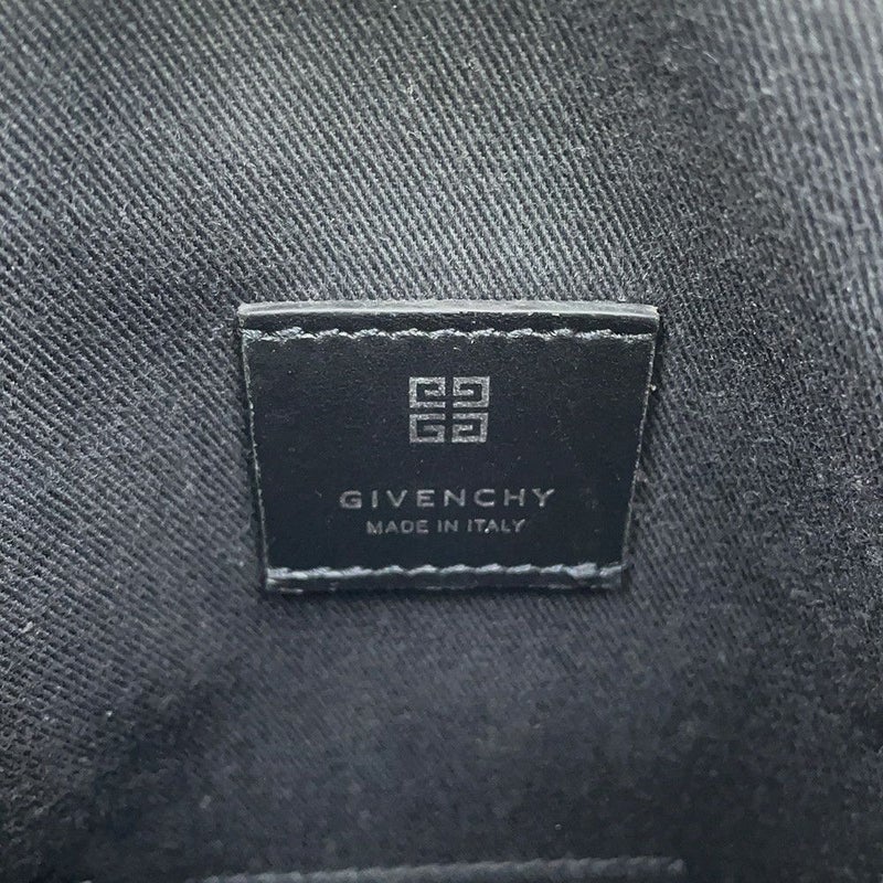 ジバンシー ショルダーバッグ 4G ポシェット PVC レザー BKU03GK1LF001 GIVENCHY 黒