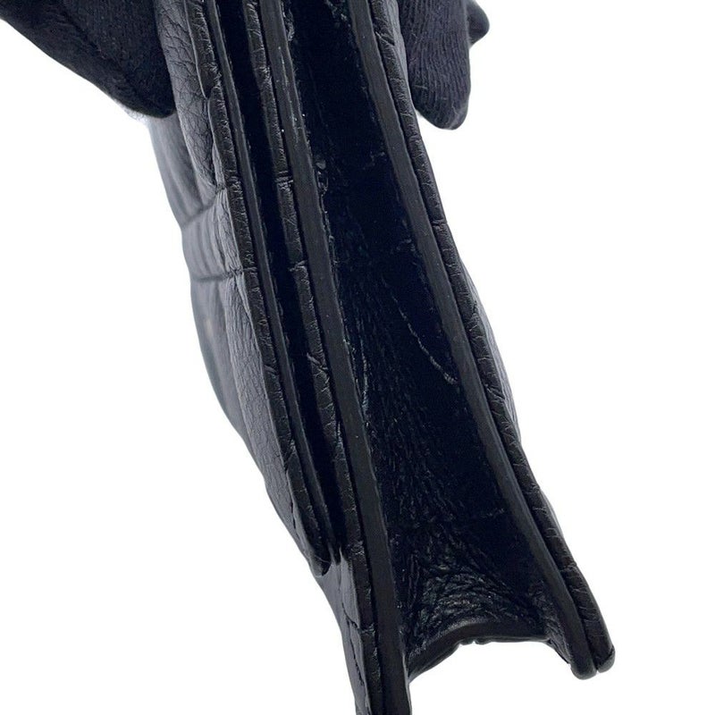 クリスチャン・ディオール チェーンベルトウォレット カロ カナージュ カーフスキン Christian Dior ボディバッグ 黒