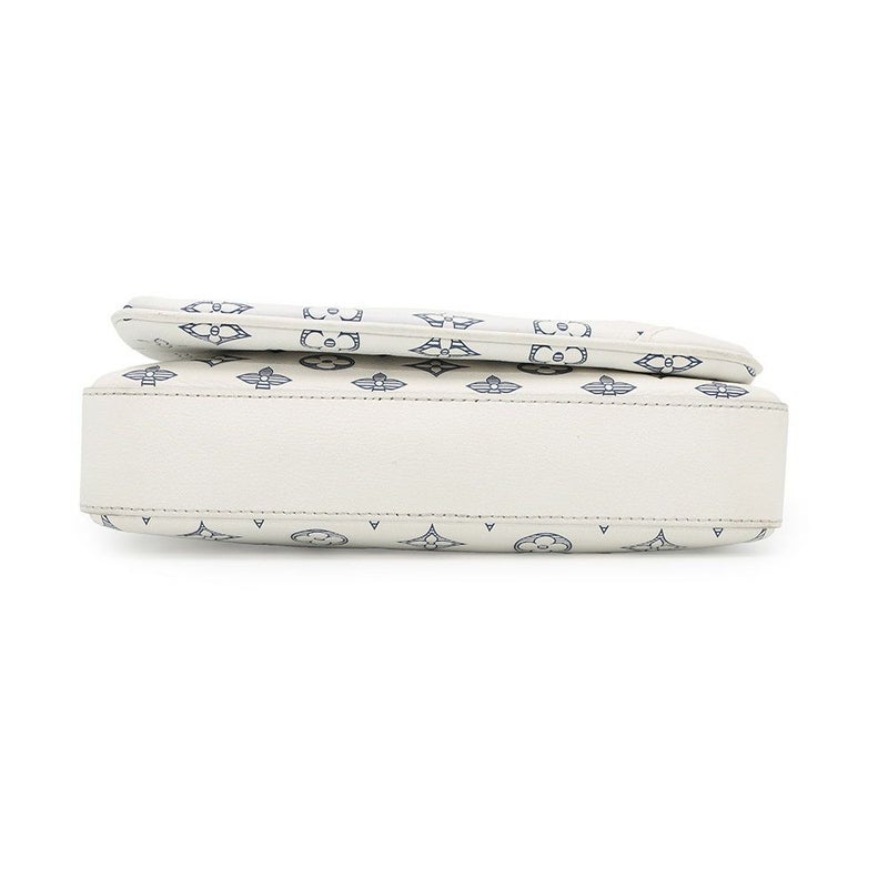 ルイヴィトン ショルダーバッグ モノグラム・シャドウ トリオ・メッセンジャー M24754 LOUIS VUITTON 白