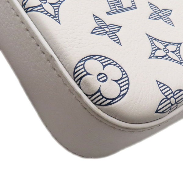 ルイヴィトン ショルダーバッグ モノグラム・シャドウ トリオ・メッセンジャー M24754 LOUIS VUITTON 白