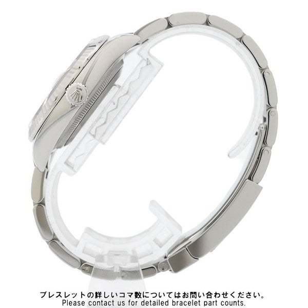 ロレックス デイトジャスト36 SS/K18WG ランダムシリアル ルーレット 126234 ROLEX 腕時計 スレート文字盤 ローマン