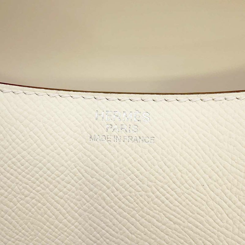 エルメス ショルダーバッグ コンスタンス24 ミロワール ナタ/ラッカー金具 ヴォーエプソン U刻印