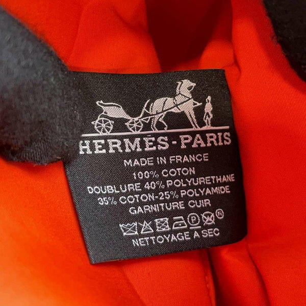 エルメス ポーチ ボリードポーチ ミニミニ ナチュラル/シルバー金具 コットン HERMES