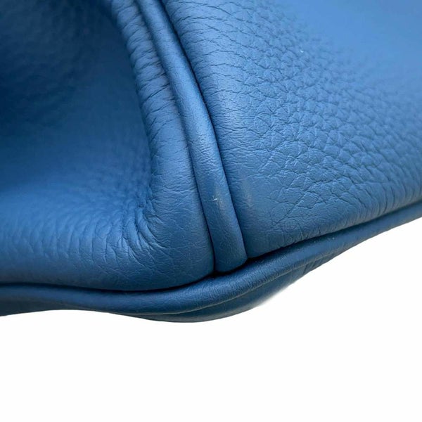 エルメス バーキン30 アズール/シルバー金具 トゴ C刻印HERMES Birkin ハンドバッグ