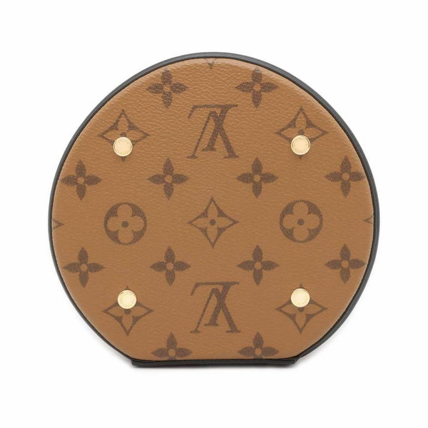 ルイヴィトン ハンドバッグ モノグラム・リバース カンヌ M43986 LOUIS VUITTON バニティバッグ 2wayショルダー 黒 ブラック