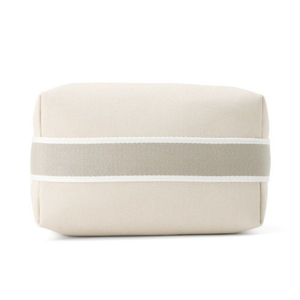 エルメス ポーチ ブリッド・ア・ブラックPM ベージュ/シルバー金具 キャンバス HERMES バッグ 小物入れ