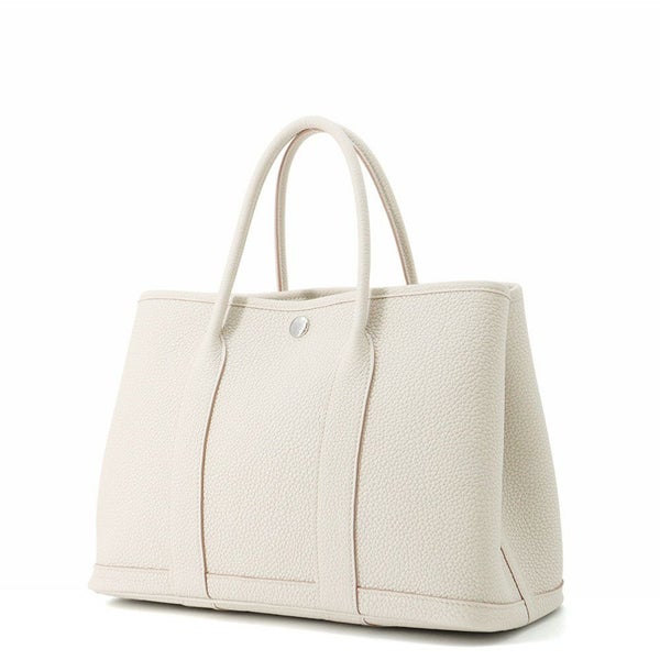 エルメス トートバッグ ガーデンパーティTPM ベトン/シルバー金具 ネゴンダ K刻印